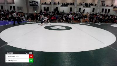 106 lbs Final - Jack Sabatelli, Tollgate vs Conlan Geary, Hanover