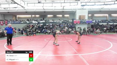 120 lbs Semifinal - Maela Sosa, Canton vs Cristel Miguel, Amity