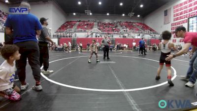 55 lbs 3rd Place - Wyatt Gantz, Maize Wrestling Club vs Oaklee Stone, Piedmont