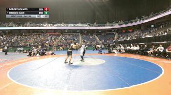 5A 285 lbs Quarterfinal - Robert Holmes, Croatan vs Bryson Ellis, West Rowan High School