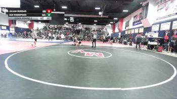138 lbs Cons. Round 2 - Ian Thompson, San Clemente vs Julian Ruedas, AB Miller