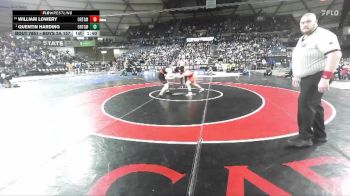 Boys 2A 157 lbs 1st Place Match - Quentin Harding, Orting vs William Lowery, Orting