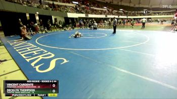 Rookie K-2 44 Quarterfinal - Vincent Cardente, Poquoson Athletic Association vs Decklyn Thompson, Twisted Joker Wrestling