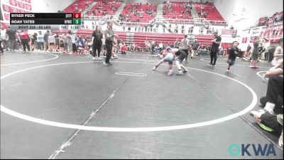 85 lbs Quarterfinal - Ryker Peck, Standfast vs Noah Yates, Newcastle Youth Wrestling