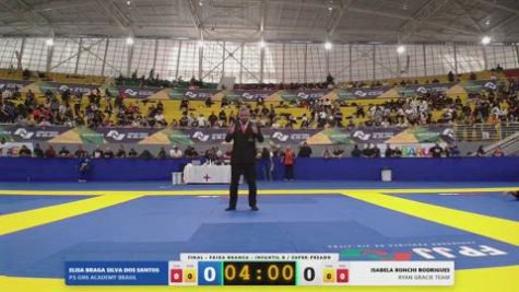 ELISA BRAGA SILVA DOS SANTOS vs ISABELA RONCHI RODRIGUES 2026 FPJJ Circuito Paulista GI Etapa 3