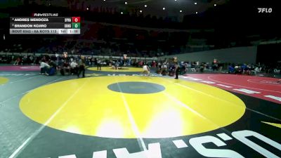 6A Boys 113 lbs Quarterfinal - Brandon Kojiro, Sunset Boys vs Andres Mendoza, Sprague Boys