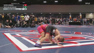 144 lbs Consolation - Gavin Landers, IA vs Braylon Reynolds, IN