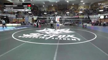 106 lbs Champ. Round 1 - Kenneth Romiti, Caney Valley Hs vs Justin Lee, Lyons Hs