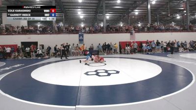70 kg Champ. Rd Of 32 - Cole Karasinski, West Michigan Wrestling Club vs Garrett Reece, DMV RTC