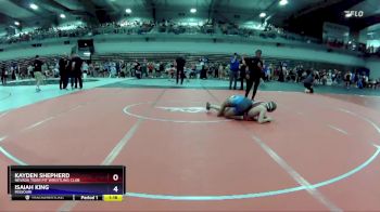 126 lbs Champ. Round 1 - Kayden Shepherd, Nevada Tiger Pit Wrestling Club vs Isaiah King, Missouri