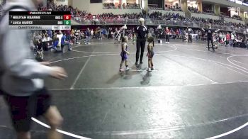 47-48 lbs Quarterfinal - Neliyah Kearns, Beatrice Wrestling Club - Girls vs Luca Kurtz, Bennington Wrestling Club