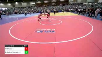 200 lbs Consi Of 16 #2 - Whyatt Phelan, Team Aggression vs Esteban Jacinto Penuelas, South Reno Wrestling