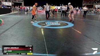 4A 107 lbs Champ. Round 1 - Joshua Jaramillo, Belen vs Max Maes, Taos