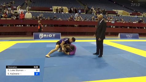 Samuel Luke Slyman vs Shinnosuke Kajiwara 2024 Pan IBJJF Jiu-Jitsu No-Gi Championship