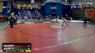 110 lbs Semifinal - Julia Horger, Conwell Egan vs Adelynne Till, Saint Mark`s