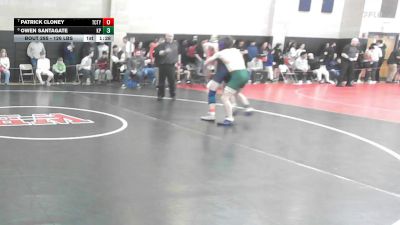 126 lbs Consi Of 4 - Patrick Cloney, Tri-County vs Owen Santagate, King Philip