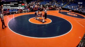 175 lbs Quarterfinals (8 Team) - Sean Christoffel, Schaumburg (H.S.) vs Jack Young, Aurora (Marmion Academy)