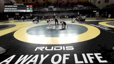 114 lbs Quarterfinal - Katherine Deng, Middlesex School vs Madolin Ripley, Wyoming Seminary