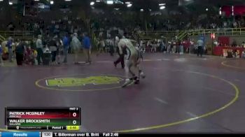 126 lbs Cons. Round 1 - Patrick McGinley, Roncalli vs Walker Brocksmith, Sullivan