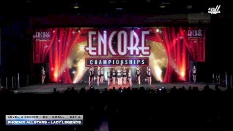 Phoenix Allstars - Lady Legends [2025 L4 Senior - D2 - Small Day 2] 2025 Encore Philly Showdown