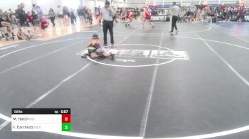 52 lbs Quarterfinal - Matthew Hatch, Rising Sun WC vs Frankie Carrasco, Tucson Cyclones