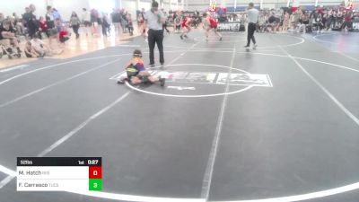 52 lbs Quarterfinal - Matthew Hatch, Rising Sun WC vs Frankie Carrasco, Tucson Cyclones