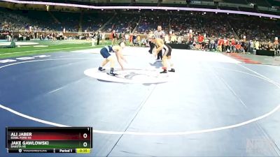 D1-132 lbs Cons. Round 1 - Jake Gawlowski, Dakota HS vs Ali Jaber, Edsel Ford HS