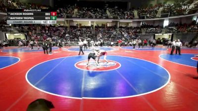 150-6A Champ. Round 1 - Matthew Tropea, West Forsyth vs Jackson Rogers, Brookwood