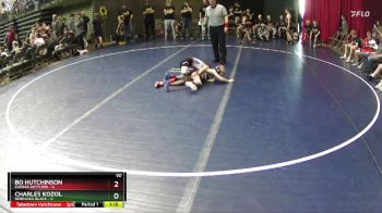 50 lbs Round 2 (6 Team) - Charles Kozol, Nebraska Black vs Bo Hutchinson, Kansas Rattlers