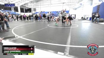 120 lbs Placement (4 Team) - Owen Slagter, Untouchables Purple vs Chase Dannenberg, SEK Elite