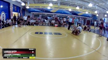 150 lbs Round 1 (8 Team) - Landon Bates, Palm Harbor WC vs LeAndre Campbell, Braves WC