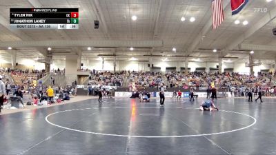 AA 138 lbs Cons. Round 2 - Tyler Hix, Cookeville High School vs Jonathon Laney, Farragut High School