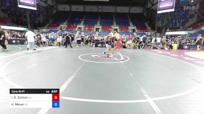 175 lbs Cons 16 #1 - Dominic Dotson, CA vs Hugh Meyer, ND