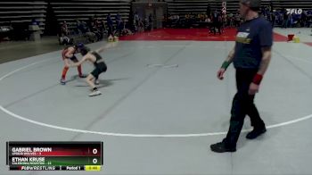 70 lbs Semis & 1st Wrestleback (8 Team) - Ethan Kruse, Caledonia/Houston vs Gabriel Brown, LPGE/B Wolves