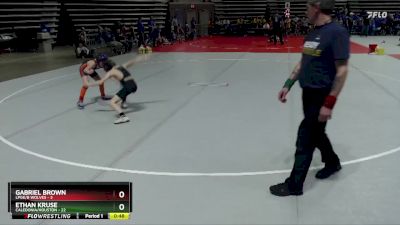 70 lbs Semis & 1st Wrestleback (8 Team) - Ethan Kruse, Caledonia/Houston vs Gabriel Brown, LPGE/B Wolves