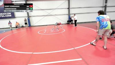 100 lbs Rr Rnd 1 - Kasey Komisarski, Ragin Raisins Catawba MS vs Carson Bucek, Central PA