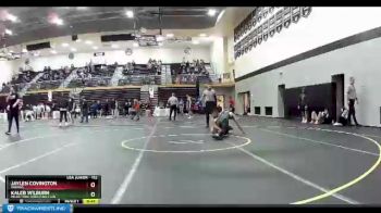 152 lbs Champ. Round 3 - Kaleb Wilburn, Milan Tribe Wrestling Club vs Jaylen Covington, Indiana