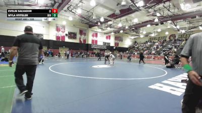 135 lbs Cons. Round 2 - Myla Stiteler, Bonita vs Evelin Salvador, Channel Islands