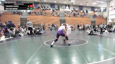 157 lbs 7th Place Match - Georges Daniel, Saint Augustine vs Skylar Groke, La Costa Canyon