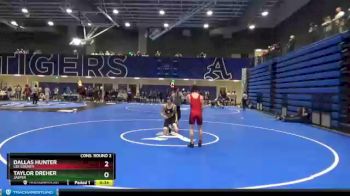 132 lbs Cons. Round 2 - Taylor Dreher, Jasper vs Dallas Hunter, Lee County