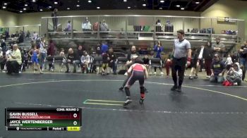 70 lbs Cons. Round 2 - Jayce Wertenberger, Dundee MI vs Gavin Bussell, Saranac Youth Wrestling Club