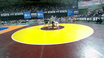 Girls 1B/2B/1A 135 Champ. Round 2 - Hali Christensen, Royal (Girls) vs Addison Stigall, Newport (Girls)