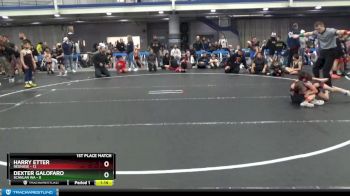 56 lbs Finals (2 Team) - Harry Etter, Rednose vs Dexter Galofaro, Scanlan WA