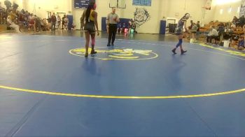 120 lbs Semis & 1st Wb (8 Team) - Emersyn Chase, St. Martin High School Girls vs Saryia Wilkerson, Oak Grove High School