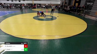 133D lbs Rr Rnd 5 - Ethan Qureshi, Cornell vs Tyson Cook, Pitt-Johnstwon