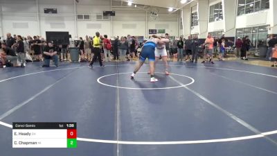 285-E lbs Consolation - Ethan Heady, OH vs Cal Chapman, MI