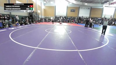 138 lbs Quarterfinal - Amelia Petersen, Haddam-Killingworth vs Sophie Grunhuvd, Massabesic