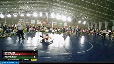 82 lbs Semifinal - Liam Felker, Bear Cave Wrestling Club vs Nathan Ellis, Olympus Wrestling