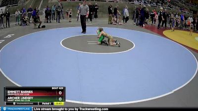 56 lbs Champ. Round 1 - Archer Lindsey, Sweet Home Mat Club vs Emmett Barnes, Salem Elite Mat Club