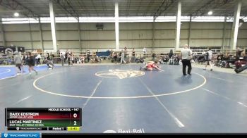 147 lbs Cons. Semi - Daxx Edstrom, Upper Valley Aces vs Lucas Martinez, East Valley Middle School